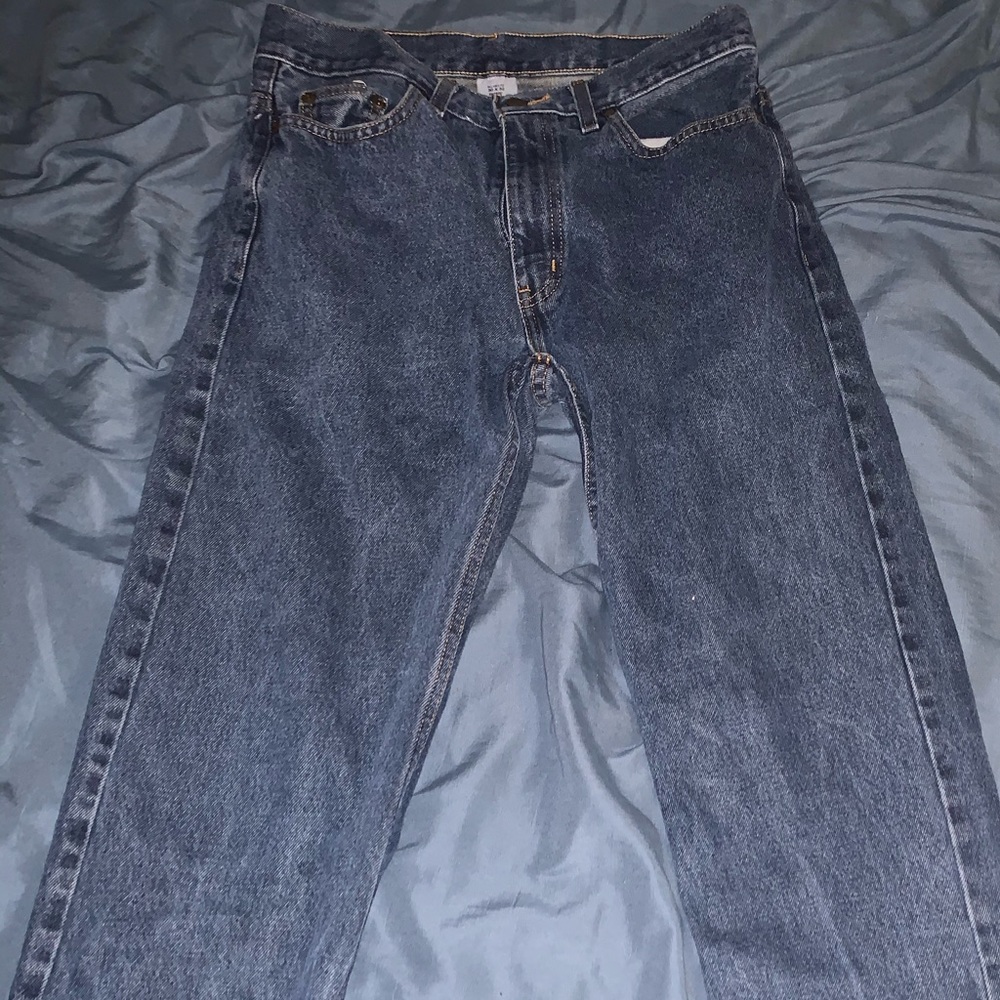 Denim boyfriend jeans